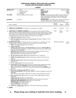 Agendas
