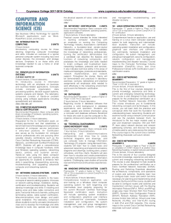 to department courses in the PDF catalog