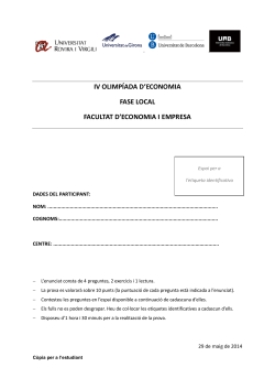 *prova de l'edici 2014