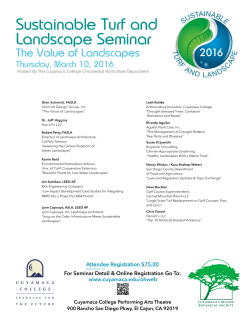 Seminar Sponsorship Levels and Benefits