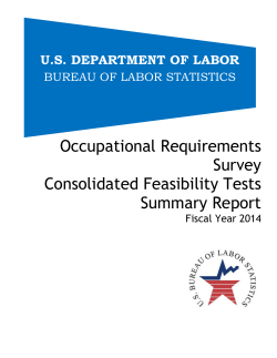 Fiscal Year 2014 Summary Report