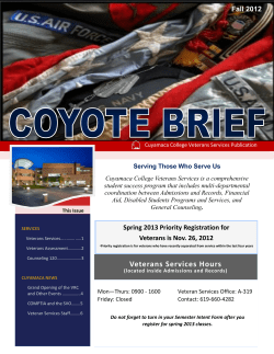 Coyote Brief - 2012 Fall Issue