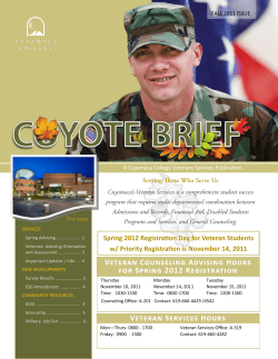 Coyote Brief - 2011 Fall Issue