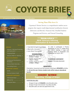 Coyote Brief - 2011 Summer Issue