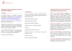 doble titulaci n: el grado en Derecho y Administraci n y Direcci n de Empresas y el grado en Derecho y Econom a