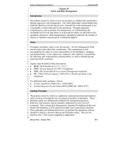 Red Book Ch. 7 Safety and Risk Management