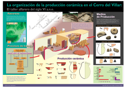 Panell - La organizaci n de la producci n cer mica del Cerro del Villar . El taller alfarero del siglo VI a.n.e.