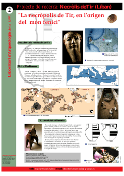Poster 2 - La necr polis fen cia de Tiro