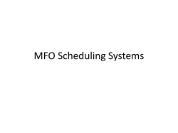 Scheduling Systems