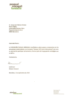 Carta de suport
