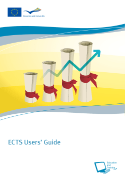 ECTS Users&rsquo; Guide