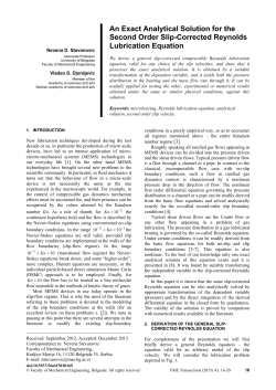 An Exact Analytical Solution for the Second Order Slip-Corrected Reynolds Lubrication Equation
