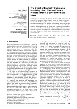 The Onset of Electrohydrodynamic Instability of An Elastico-Viscous Walters’ (Model B ) Dielectric Fluid Layer