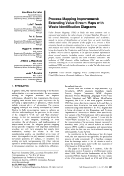 Process Mapping Improvement: Extending Value Stream Maps with Waste Identification Diagrams