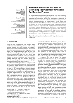 Numerical Simulation as a Tool for Optimizing Tool Geometry for Rubber Pad Forming Process