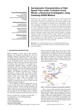 Aerodynamic Characteristics of High Speed Train under Turbulent Cross Winds: a Numerical Investigation using Unsteady-RANS Method