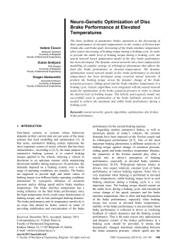 Neuro-Genetic Optimization of Disc Brake Performance at Elevated Temperatures