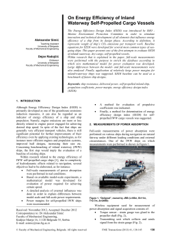 On Energy Efficiency of Inland Waterway Self-Propelled Cargo Vessels