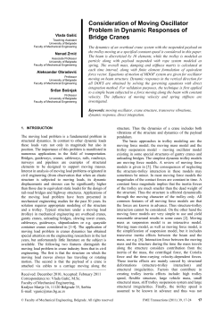 Consideration of Moving Oscillator Problem in Dynamic Responses of Bridge Cranes