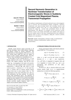 Second Harmonic Generation in Nonlinear Transformation of Electromagnetic Waves in Suddenly Created Cold Magnetized Plasma. Transversal Propagation