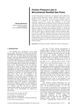 Friction Pressure Loss in Microchannel Rarefied Gas Flows
