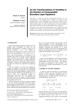 On the Transformations of Variables in the Solution of Compressible Boundary Layer Equations