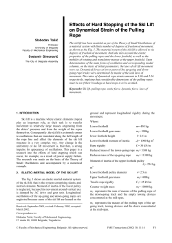 Effects of hard stopping of the ski lift on dynamical strain of the pulling rope