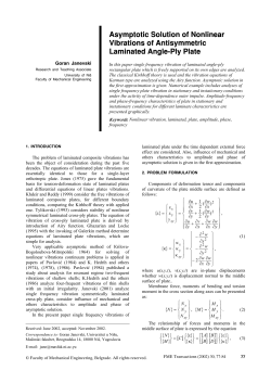 Asymptotic Solution of Nonlinear Vibrations of Antisymmetric Laminated Angle-Ply Plate