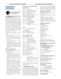 Degrees/Certificates