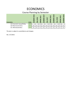 Class Rotation Schedule