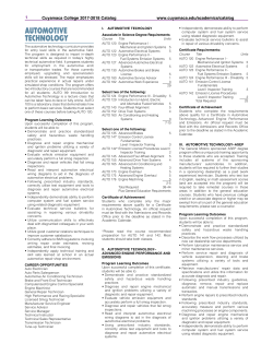 Degrees/Certificates