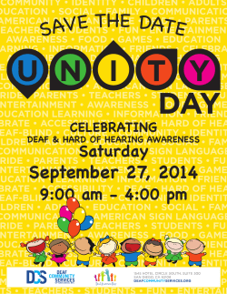 Unity Day 2014 Flyer