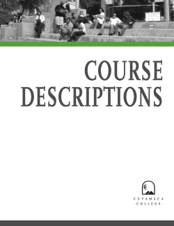 073 - 133 Part 9 - Course Descriptions