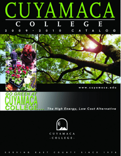 000 - 003 Part 1 - Accreditation and Affiliations, President's Letter, Table of Content, Academic Calendar, College & District Administration