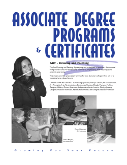 Link to the Associate Degree Programs and Certificates Pages.