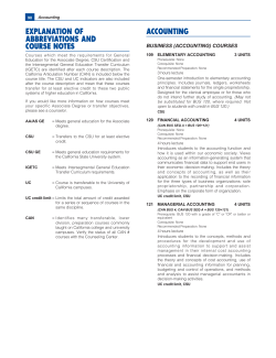 Courses of Instruction