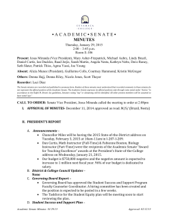 minutes for 01/29/2015, PDF opens in new window