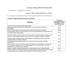 Appendix III - Survey Results