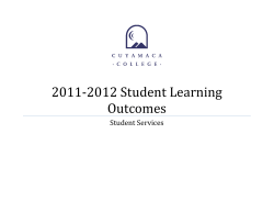 Student Services - 2011-12