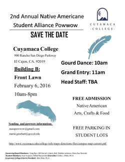 Cuyamaca College 2nd Annual POW WOW