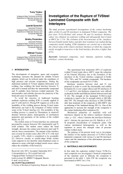 Investigation of the Rupture of Ti/Steel Laminated Composite with Soft Interlayers