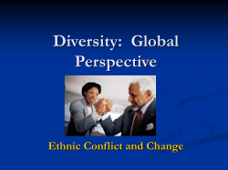 Diversity-a Global Perspective