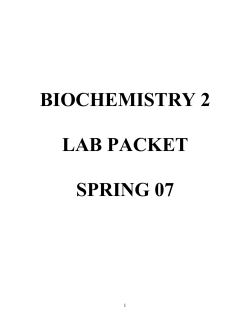 Lab Packet