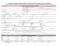 enrollment application