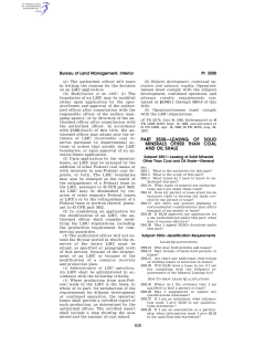 43 CFR Part 3500