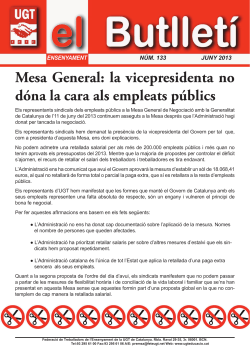 Butllet - juny 2013