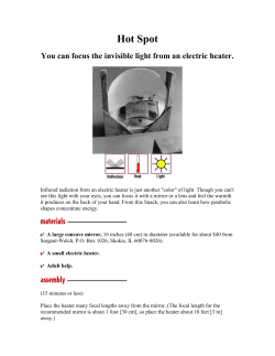 Hot Spot (focusing invisible light)