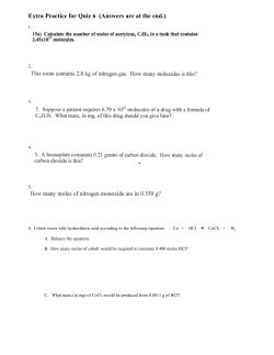 Extra practice for Quiz 6