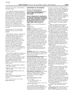 Notice of Realty Action: Classification for Lease and Subsequent Conveyance for Recreation and Public Purposes of Public Lands (N 94234) for a Park in the Southwest Portion of the Las Vegas Valley, Clark County, NV