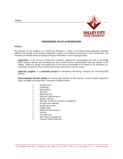 Ergo Policies and Procedures